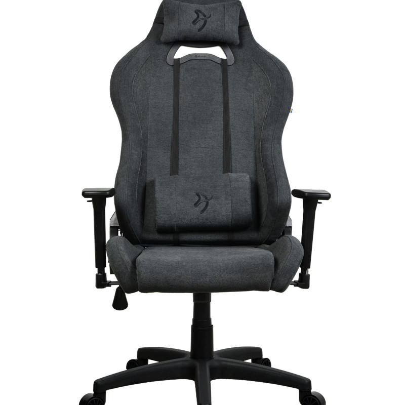 Arozzi Rāmis: metāls; Ritenīšu pamatne: neilons; Pārvalks: SoftFabric | Gaming Chair | Torretta SoftFabric | Tumši pelēks