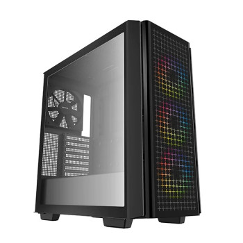 Deepcool | MID TOWER KORPUSS | CG540 | Sānu logs | Melna | Mid-Tower | ATX PS2