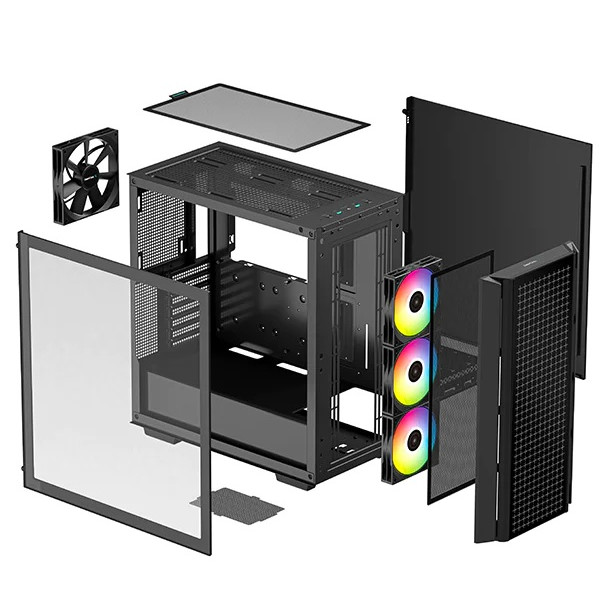 Deepcool | MID TOWER CASE | CG540 | Side window | Black | Mid-Tower | ATX PS2