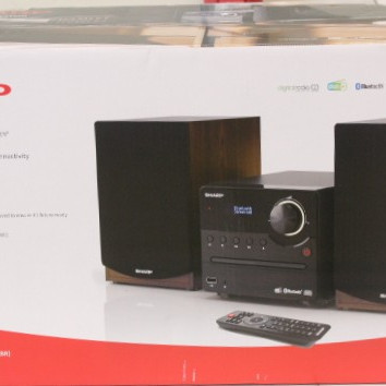 SALE OUT. Sharp XL-B517D(BR) Hi-Fi Micro System, CD/FM/USB/Bluetooth v5.0, Aux-in, 45W, Brown | Sharp Hi-Fi Micro System | XL-B517D(BR) | Brown | USB port | DAMAGED PACKAGING