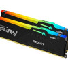 Kingston | Fury Beast RGB | 32 Kit (16GBx2) GB | DDR5 | 5600 MHz | PC/server | Reģistrēta: Nē | ECC: Nē
