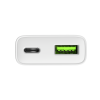 Natec Ribera USB Charger Gan Slim USB 1X USB-A + 1X USB-C 20W | NUC-2376