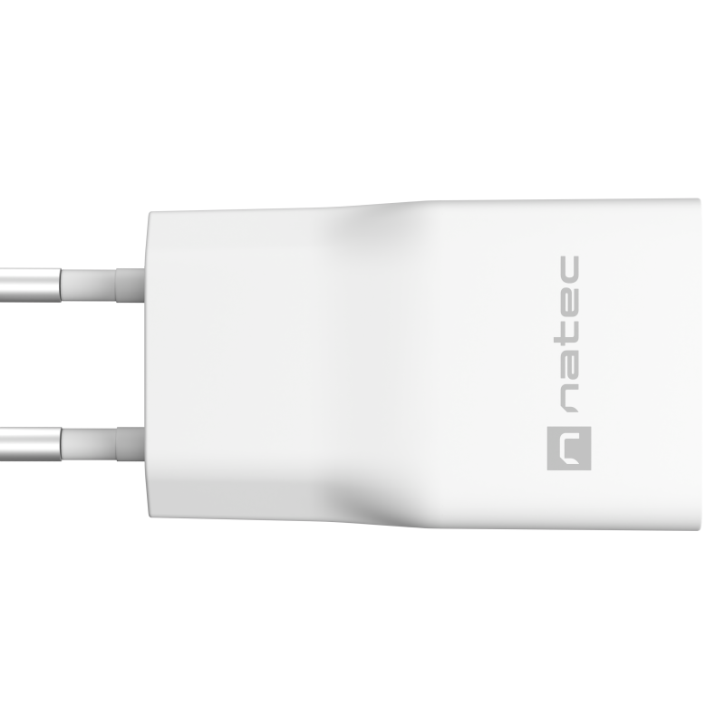 Natec Ribera USB Charger Gan Slim USB 1X USB-A + 1X USB-C 20W | NUC-2376