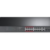 TP-LINK | Switch | TL-SL1218MP | Unmanaged | Rackmountable | 10/100 Mbps (RJ-45) ports quantity 16 | Gigabit Ethernet (copper) ports quantity 2 | PoE+ ports quantity 16 | 36 month(s)