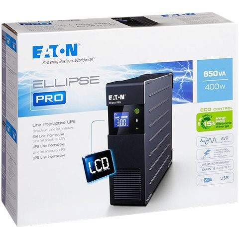 Eaton | Ellipse PRO 1600 IEC | ELP1600IEC | 1600 VA | 1000 W