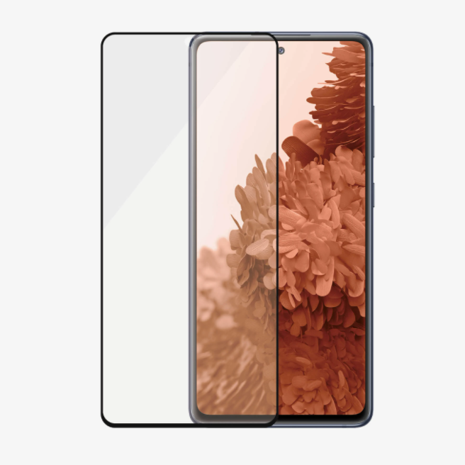 PanzerGlass | Samsung | Galaxy S21+ Series | Antibakteriāls stikls | Melns | Savietojams ar maciņiem | Ekrāna aizsargplēve pret pirkstu nospiedumiem
