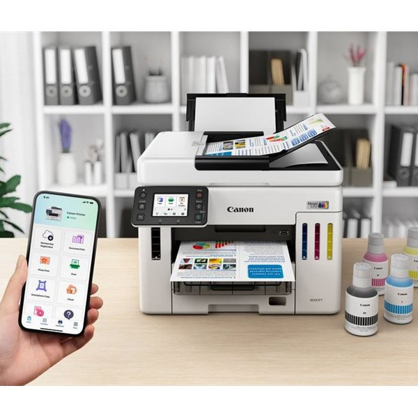 Canon | MAXIFY GX7150 | Multifunction printer | Ink-jet | Colour | A4 | Wi-Fi | White