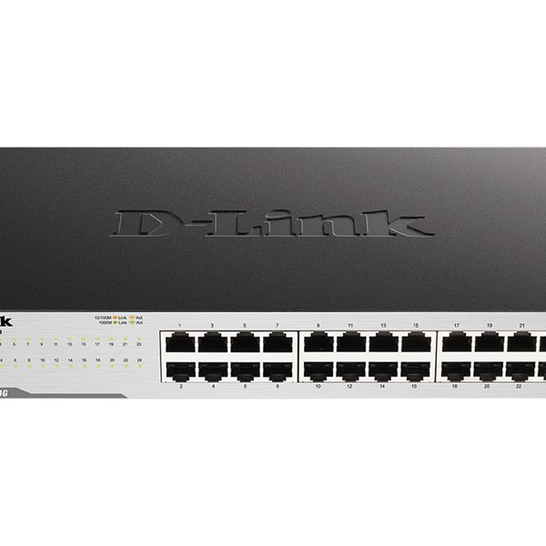 D-Link | 24 portu Gigabit Easy Desktop Switch | GO-SW-24G | Nenovēršams | Desktop/Rackmountable | 24 mēneši