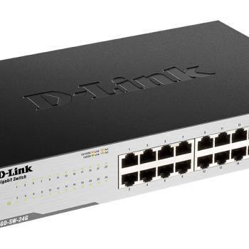D-Link | 24 portu Gigabit Easy Desktop Switch | GO-SW-24G | Nenovēršams | Desktop/Rackmountable | 24 mēneši