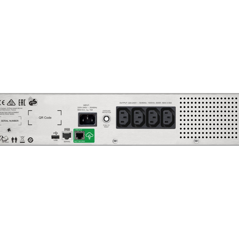 APC Smart-UPS C 1500VA LCD RM 2U 230V ar SmartConnect | Schneider Electric