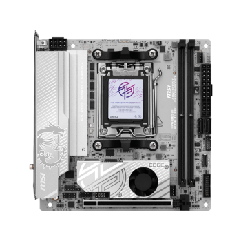 MSI MPG B850I EDGE TI WIFI | Procesoru saime AMD B850 | Procesora ligzda AM5 | DDR5 | Atbalstītie cietā diska interfeisi SATA, M.2 | SATA savienotāju skaits 2