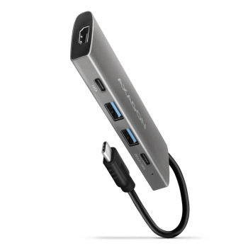 AXAGON daudzportu USB-C 10Gbps sadalītājs, 13 cm | HMC-5G21