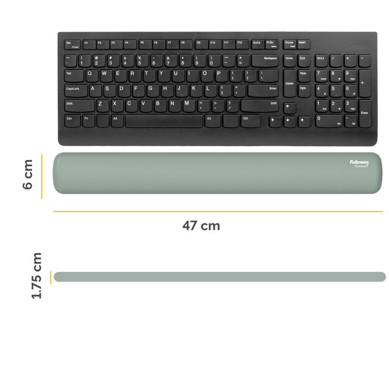 Fellowes | Breyta tastatūras atbalsts plaukstai | Sage