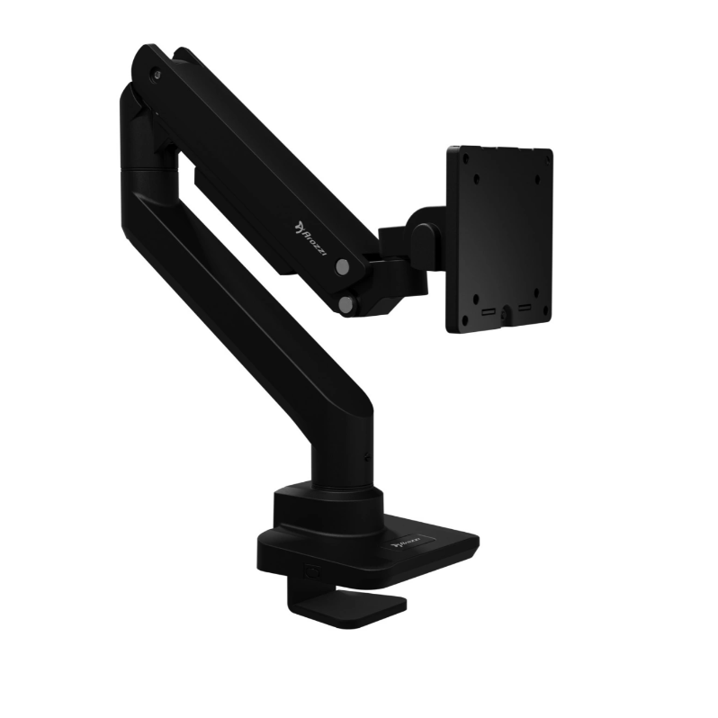 Arozzi Desk Mount | Neo Pro - Gāzes atsperes monitora roka AZ-ALZARE-NEO-PRO-BK | Noliekt, Pagriezt, Rotācija | Maksimālā slodze 20 kg | Melna