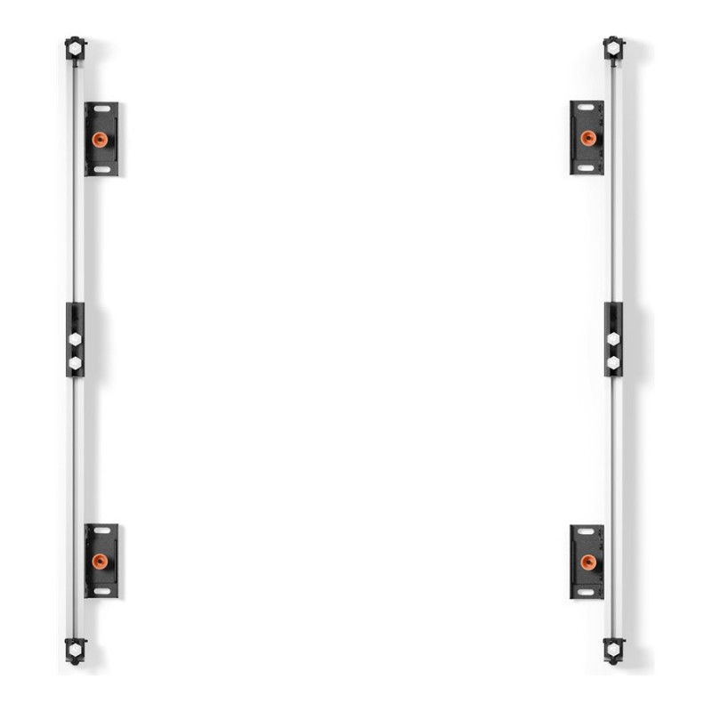 EDBAK ULS2500 universāla LED sistēma 2 skapīšiem 500 mm | Melna