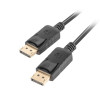 Lanberg | DisplayPort kabelis 19 kontaktu V1.2 4K | CA-DPDP-10CC-0005-BK | DisplayPort uz DisplayPort