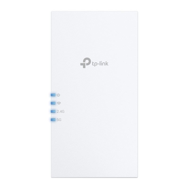 TP-LINK BE3600 Divu joslu Wi‑Fi 7 pastiprinātājs | RE220BE | 802.11ax | 1000 Mbit/s | Ethernet LAN (RJ-45) porti 1 | MU‑MIMO Nav | bez PoE | Antenas tipa 2x Ārējā