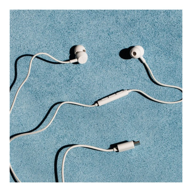 Sudio Earbuds | V3 | USB-C | Ausītes (in-ear) | Mikrofons | Pelēka balta