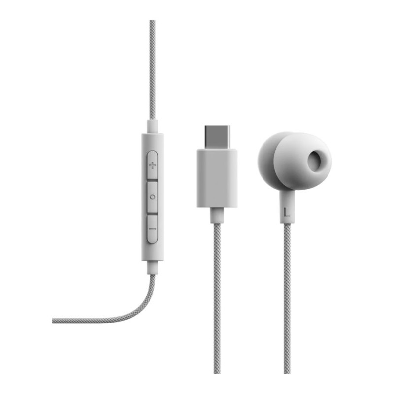 Sudio Earbuds | V3 | USB-C | Ausītes (in-ear) | Mikrofons | Pelēka balta