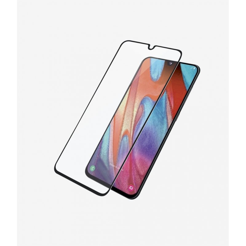 PanzerGlass | Ekrāna aizsargs | Samsung Galaxy | Samsung Galaxy A41 | Stikls | Melns/Kristāldzidrs | Caurspīdīgs ekrāna aizsargs
