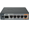 MikroTik vadu Ethernet maršrutētājs RB760iGS, hEX S, divkodolu 880 MHz CPU, 256 MB RAM, 16 MB (microSD), 5x Gigabit LAN, 1x SFP, USB, IPsec aparatūras šifrēšanas atbalsts un The Dude servera pakotne, PCB temperatūras un sprieguma monitors, skaņas signāls, RouterOS L4 | MikroTik | Enthernet Router hEX S | RB760iGS | Nav Wi‑Fi | 10/100/1000 Mbit/s | Ethernet LAN (RJ-45) pieslēgvietas 5 | Mesh atbalsts Nav | MU‑MIMO Nav | Nav mobilo platjoslu | Antenas tips Nav antenas | 1 | 12 mēneši