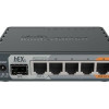MikroTik vadu Ethernet maršrutētājs RB760iGS, hEX S, divkodolu 880 MHz CPU, 256 MB RAM, 16 MB (microSD), 5x Gigabit LAN, 1x SFP, USB, IPsec aparatūras šifrēšanas atbalsts un The Dude servera pakotne, PCB temperatūras un sprieguma monitors, skaņas signāls, RouterOS L4 | MikroTik | Enthernet Router hEX S | RB760iGS | Nav Wi‑Fi | 10/100/1000 Mbit/s | Ethernet LAN (RJ-45) pieslēgvietas 5 | Mesh atbalsts Nav | MU‑MIMO Nav | Nav mobilo platjoslu | Antenas tips Nav antenas | 1 | 12 mēneši