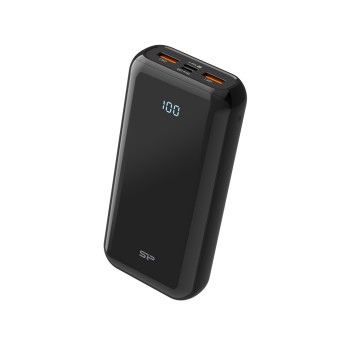 Silicon Power | Power Bank | QS28 | 20000 mAh | Melns