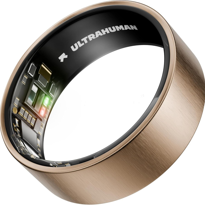 Ultrahuman | Ring Air | Brushed Rose Gold | Size 8 | Smart Ring