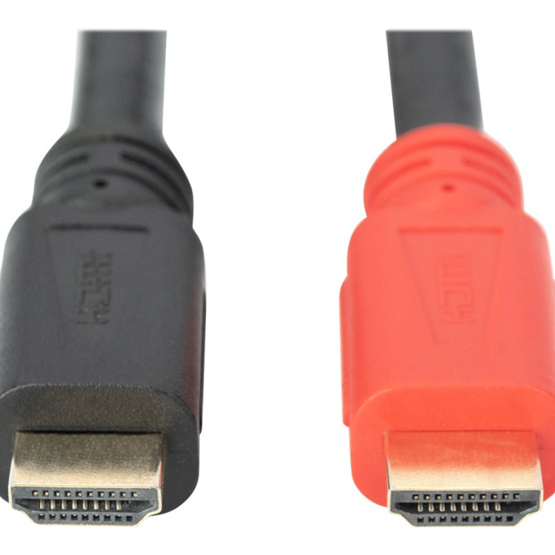 Digitus | High Speed HDMI kabelis ar signāla pastiprinātāju | DB-330118-100-S | HDMI spraudnis (tips A) | HDMI spraudnis (tips A) | HDMI uz HDMI | 10 m