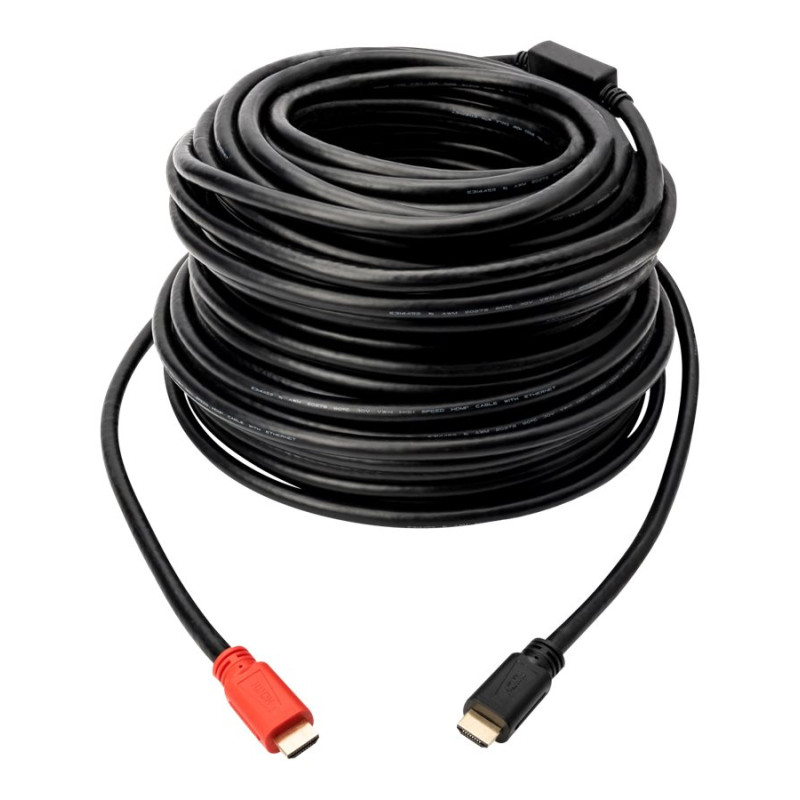 Digitus | High Speed HDMI kabelis ar signāla pastiprinātāju | DB-330118-100-S | HDMI spraudnis (tips A) | HDMI spraudnis (tips A) | HDMI uz HDMI | 10 m