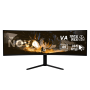 Arozzi Nova | 49 " | VA | 32:9 | 165 Hz | 4 ms | 5120 x 1440 pixels | 350 cd/m² | HDMI ports quantity 2 | Black