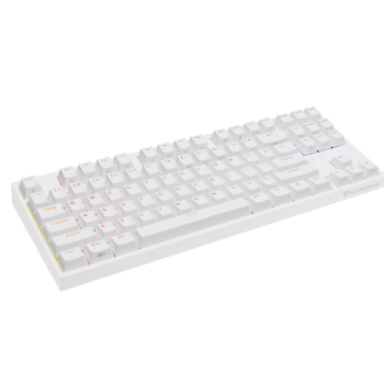 Genesis | THOR 404 TKL | Mehāniskā spēļu tastatūra | Vadu | US | Gateron Yellow Pro | Balta | RGB