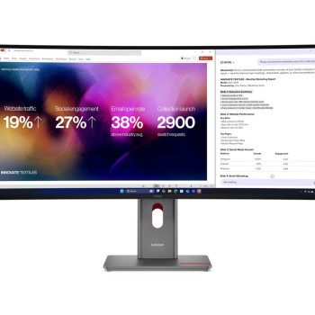 Lenovo | ThinkVision P40WD-40 | 39.7 " | IPS | WUHD | 21:9 | 120 Hz | 4ms GtG (Extreme mode) / 6ms GtG (Typical mode) ms | 5120 x 2160 pixels | 400 cd/m² | HDMI ports quantity 1 | Eclipse Black