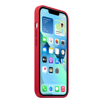 iPhone 13 silikona vāciņš ar MagSafe – (PRODUCT)RED | Apple