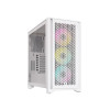 Corsair | Stiklotā korpusa PC | iCUE 4000D RGB AIRFLOW | Sānu logs | Balts | Mid-Tower