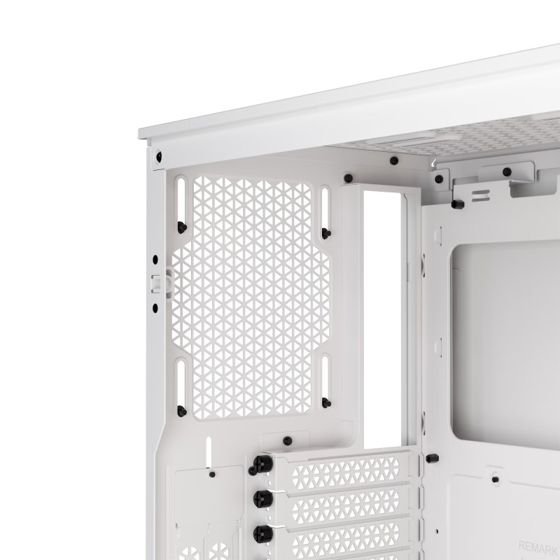 Corsair | Stiklotā korpusa PC | iCUE 4000D RGB AIRFLOW | Sānu logs | Balts | Mid-Tower