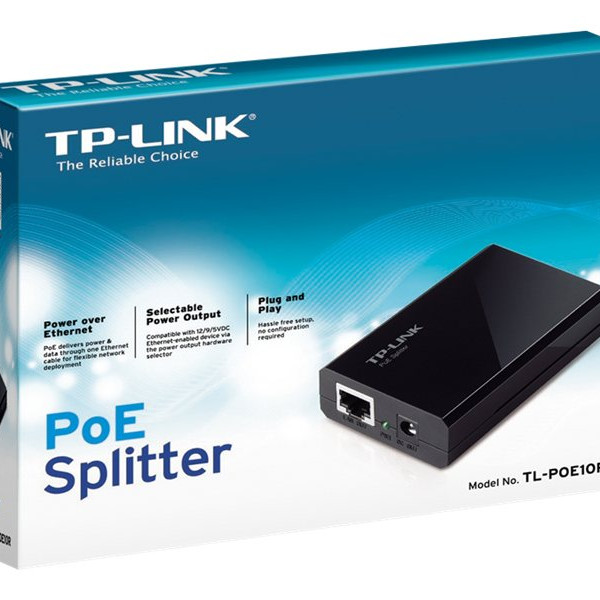 TP-LINK | PoE sadalītājs | TL-PoE10R | Ethernet LAN (RJ-45) porti 2x10/100/1000