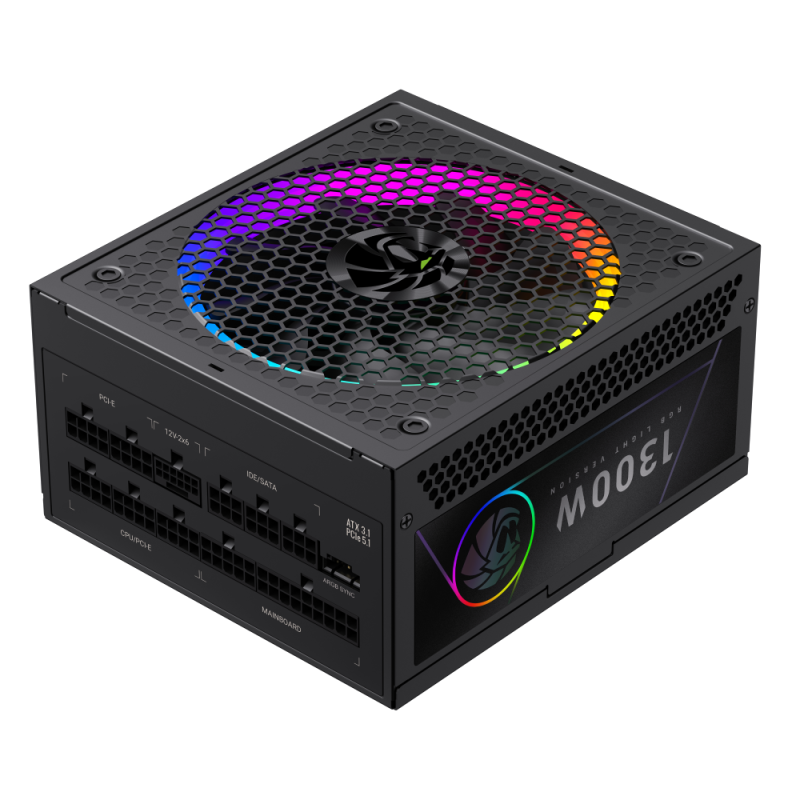Gamemax PSU | RGB PRO 1300P | 1300 W | Platinum | Pilnībā modulārs