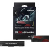 Samsung | 990 PRO with Heatsink | 2000 GB | SSD form factor M.2 2280 | Solid-state drive interface M.2 NVMe | Read speed 7450 MB/s | Write speed 6900 MB/s
