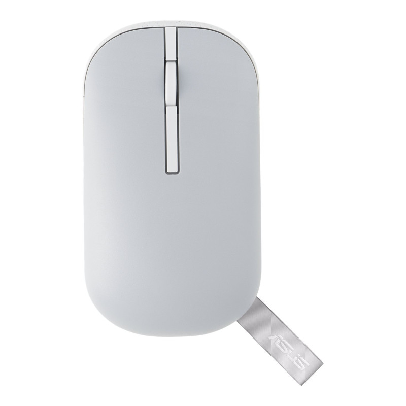 Asus Marshmallow Mouse | MD100 | Pele | 2,4 GHz, Bluetooth | Pelēka