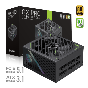Gamemax PSU | GX PRO 1050G | 1050 W | Gold | Pilnībā modulārs