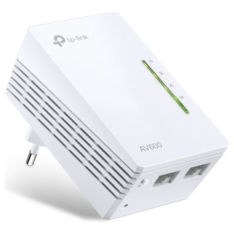 TP-LINK | AV600 Wi‑Fi Powerline pastiprinātājs | TL-WPA4220 | 10/100 Mbit/s | Ethernet LAN (RJ-45) porti 2 | 802.11n | Wi‑Fi datu pārraide (maks.) 300 Mbit/s | Datu pārraides ātrums (maks.) 600 Mbit/s