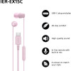 Sony Earbuds | IER‑EX15C | Wired | In-ear | Microphone | Pink