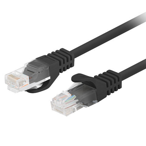 Lanberg | Patch Cord cat. 5E UTP | PCU5-10CC-0750-BK | Wire gauge: 26AWG (7 x 0,16mm) | Black