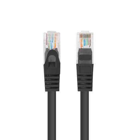 Lanberg | Patch Cord cat. 5E UTP | PCU5-10CC-0750-BK | Wire gauge: 26AWG (7 x 0,16mm) | Black