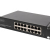 Digitus | 16 portu Gigabit Ethernet pārslēdzējs | DN-80115 | Nevadāms | Restei montējams | Iekšējais barošanas avots