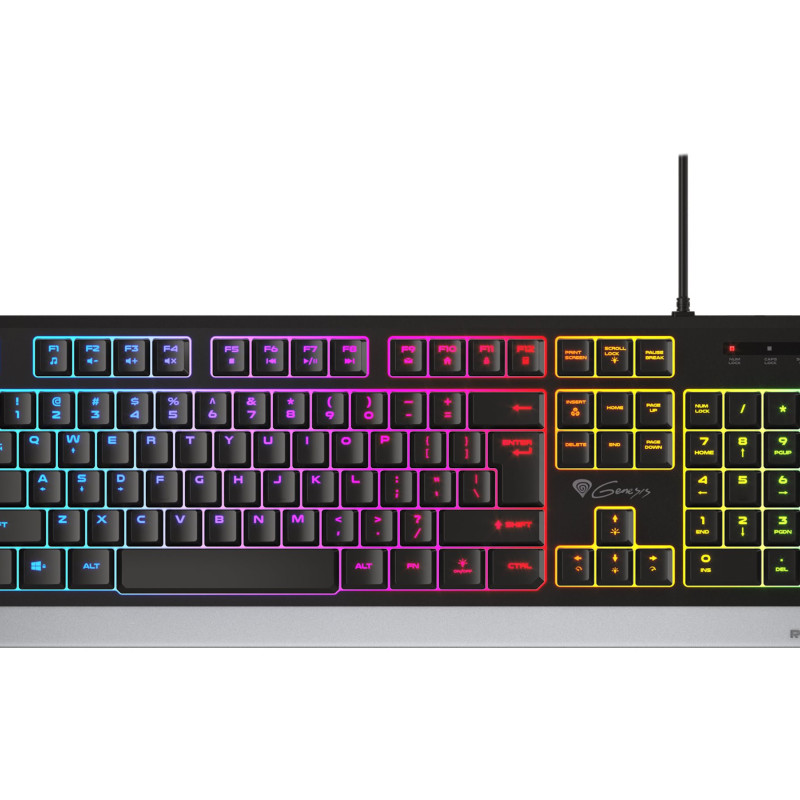Genesis | Rhod 300 RGB | Spēļu tastatūra | Ar vadu | RGB LED apgaismojums | US