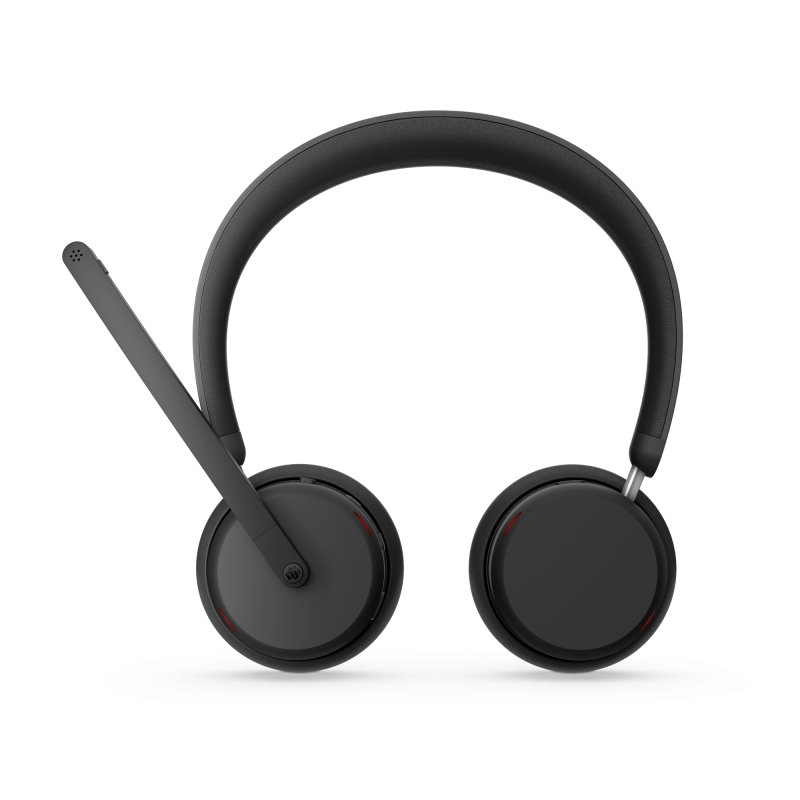Lenovo divu režīmu bezvadu ANC austiņas 6550 (USB-A, Teams) | 4XD1S19777 | Iebūvēts mikrofons | Bluetooth | Melna
