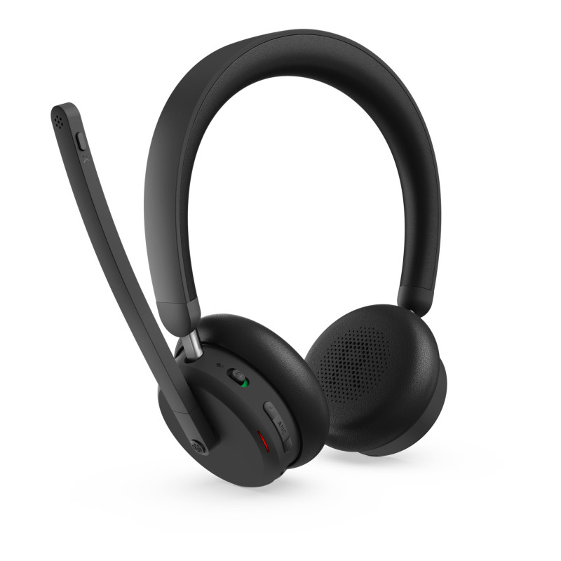 Lenovo divu režīmu bezvadu ANC austiņas 6550 (USB-A, Teams) | 4XD1S19777 | Iebūvēts mikrofons | Bluetooth | Melna