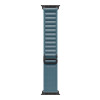 Apple 49mm Light Blue Alpine Loop - Small - Black Titanium Finish | Apple